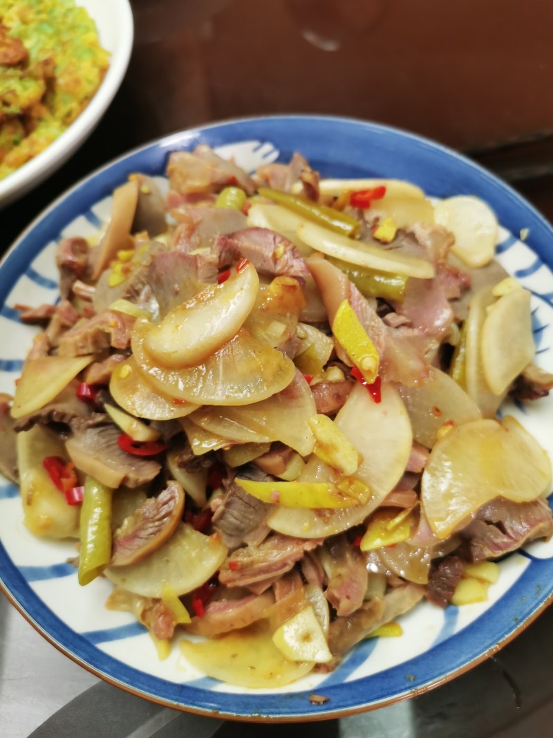 肉丝炒饼的家常做法,食谱大全